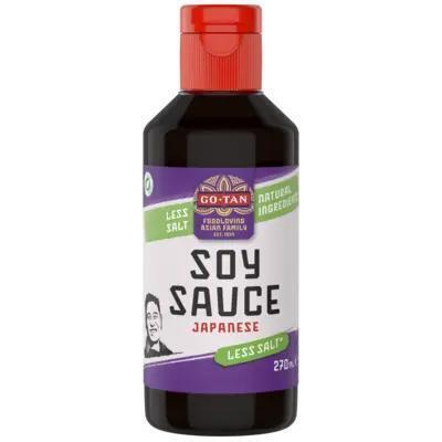 Go-Tan Soy sauce Japanese less salt (270ml)