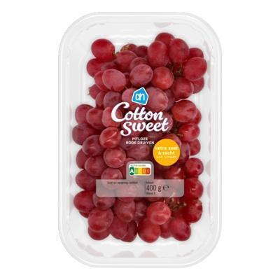AH Cotton sweets pitloze rode druiven (400g)