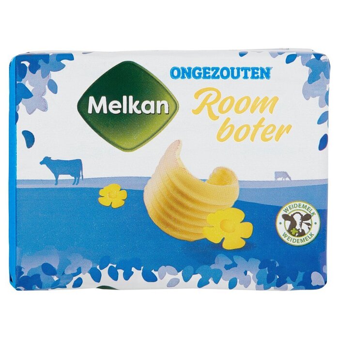 Melkan Roomboter ongezouten (250g)