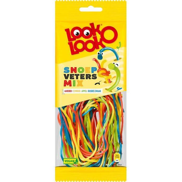 Look-O-Look Snoep veters mix (Zak, 125g)