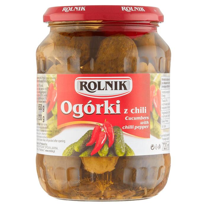 Rolnik Augurken Met Pepers (Pot, 650g)