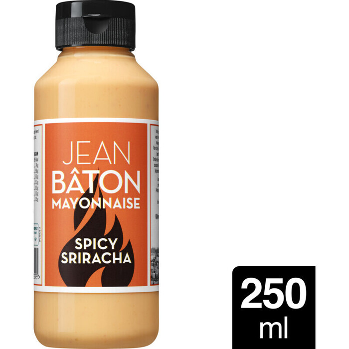 Jean Bâton Spicy sriracha mayonaise knijpfles (250ml)
