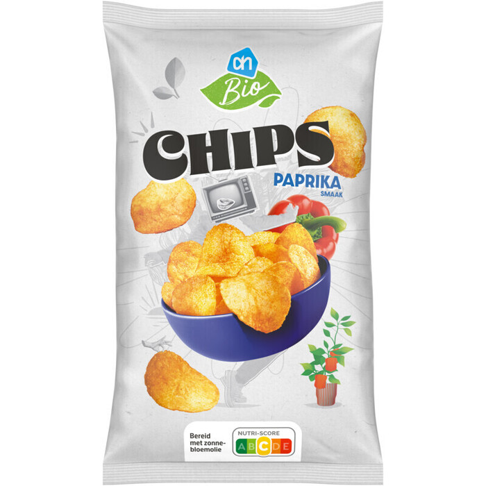 Biologisch paprika chips (zak, 125g)