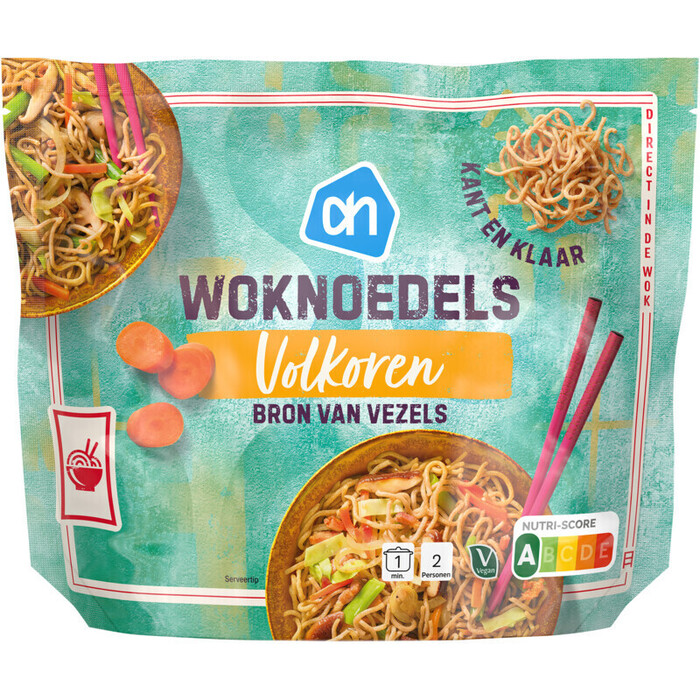 AH Woknoedels volkoren kant & klaar (300g)