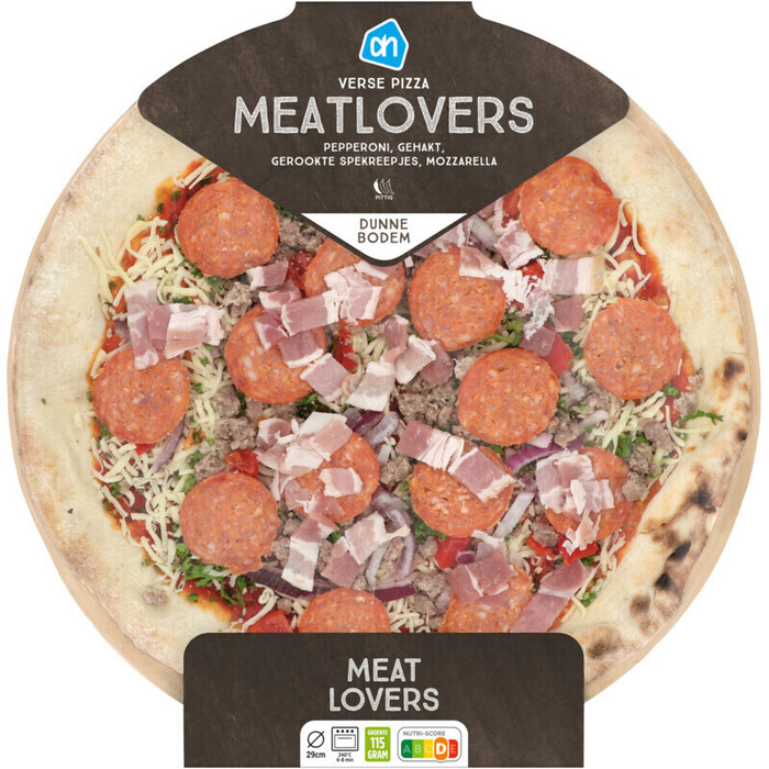 AH Verse pizza meatlovers (520g)