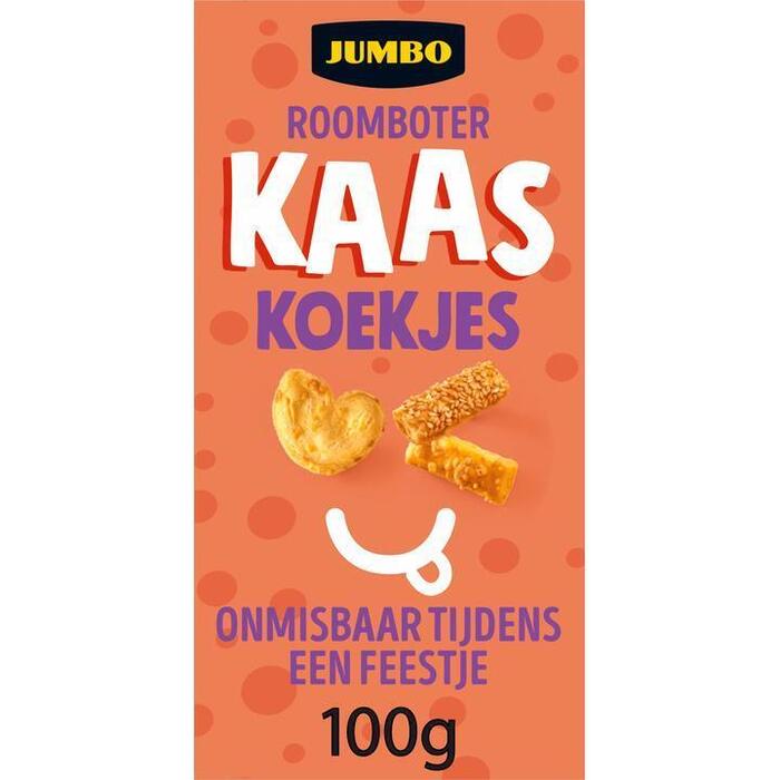 Jumbo Roomboter Kaas Koekjes Assorti 100g (100g)
