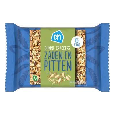 AH Dunne crackers zaden en pitten (100g)