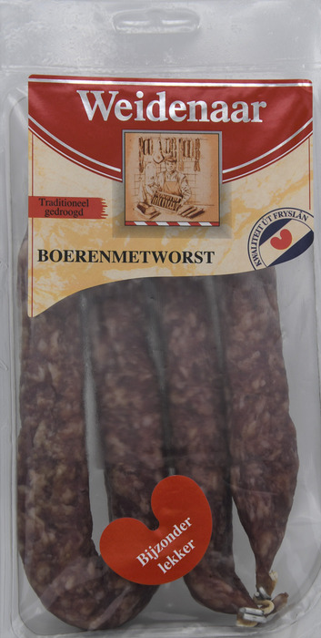 Weidenaar Droge worst 2 st (240g)