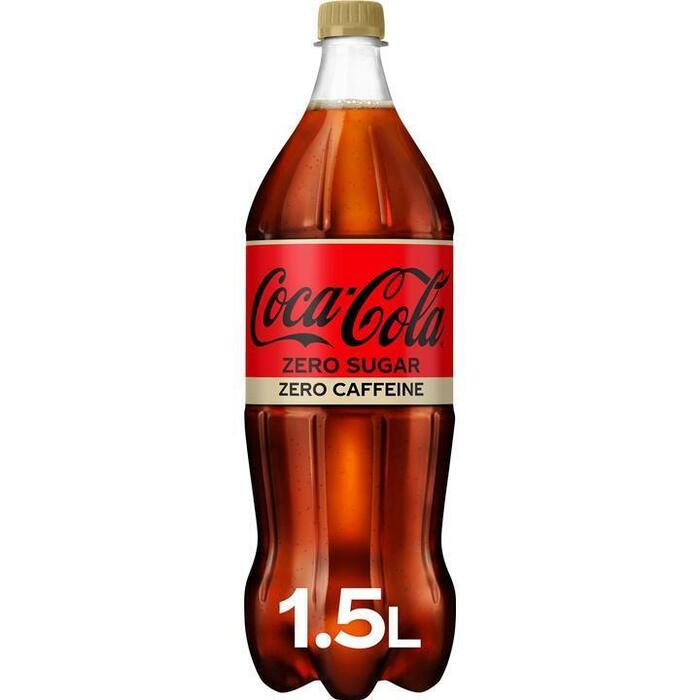Coca-Cola Zero Sugar Cafeïnevrij PET Fles 1, 5L (Fles, 1.5L)