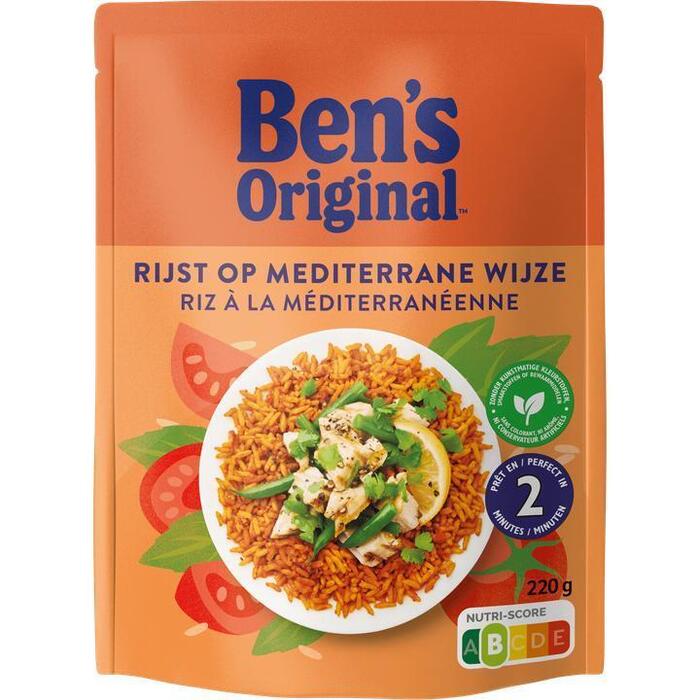 Ben's Original Express Rijst op Mediterrane Wijze 250g (220g)