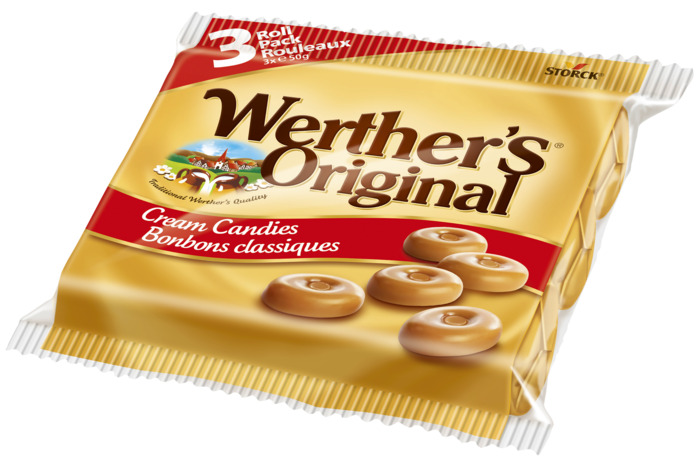 WERTHER'S ORIGINAL Snoep / zacht suikerwerk Wikkel (50g)