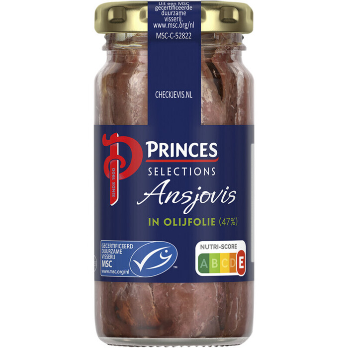 Princes Ansjovis in olijfolie (95g)