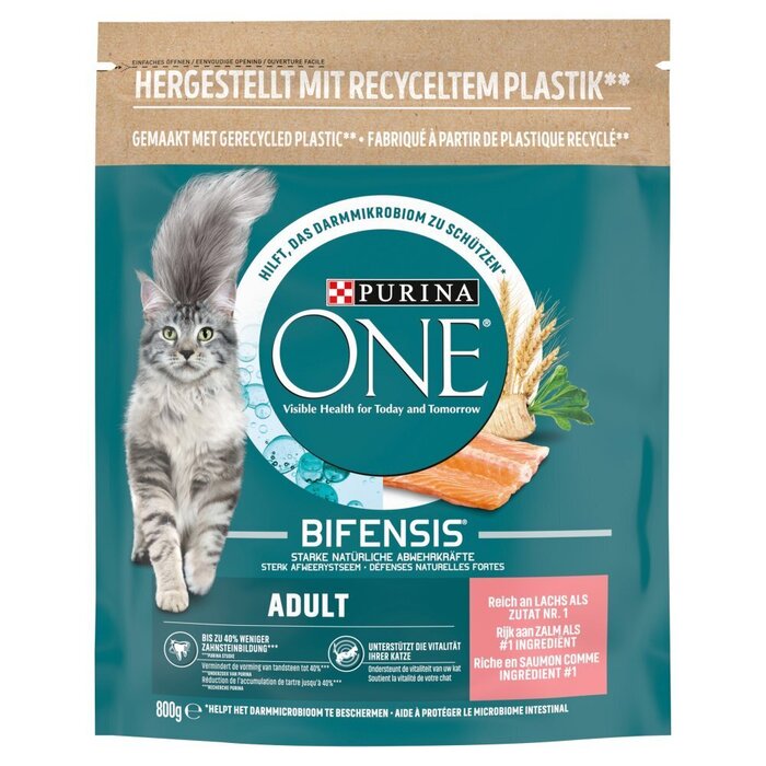 Purina ONE Bifensis Dual Defense Adult Zalm 800 g (Zak, 800g)