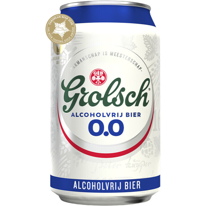 Grolsch 0.0% Alcoholvrij bier (33cl)