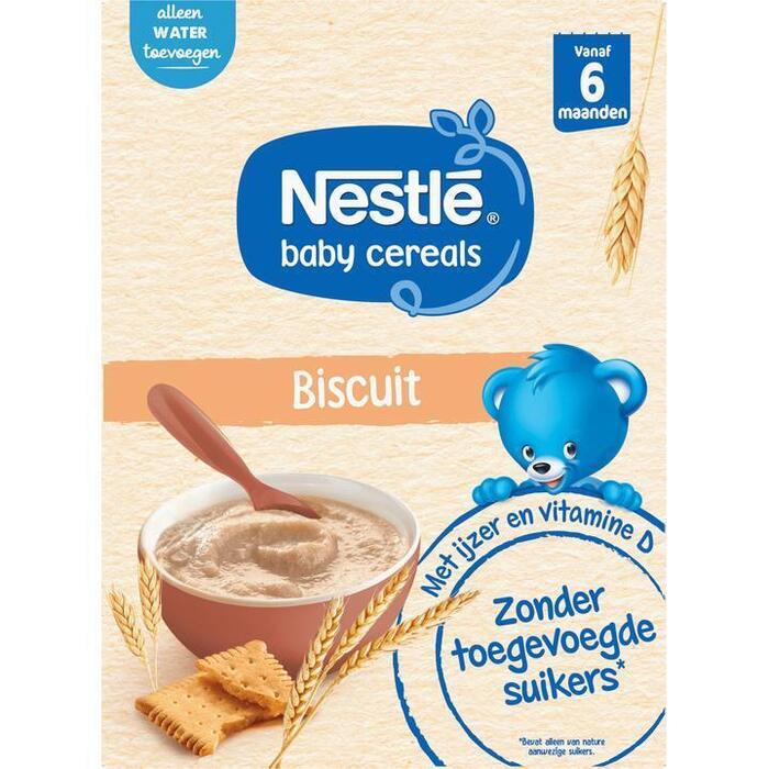 Nestlé Ontbijtpapje biscuit 6+ mnd baby pap (Doos, 250g)