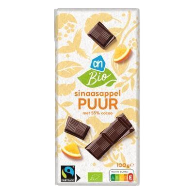 AH Biologisch Tablet puur orange (100g)