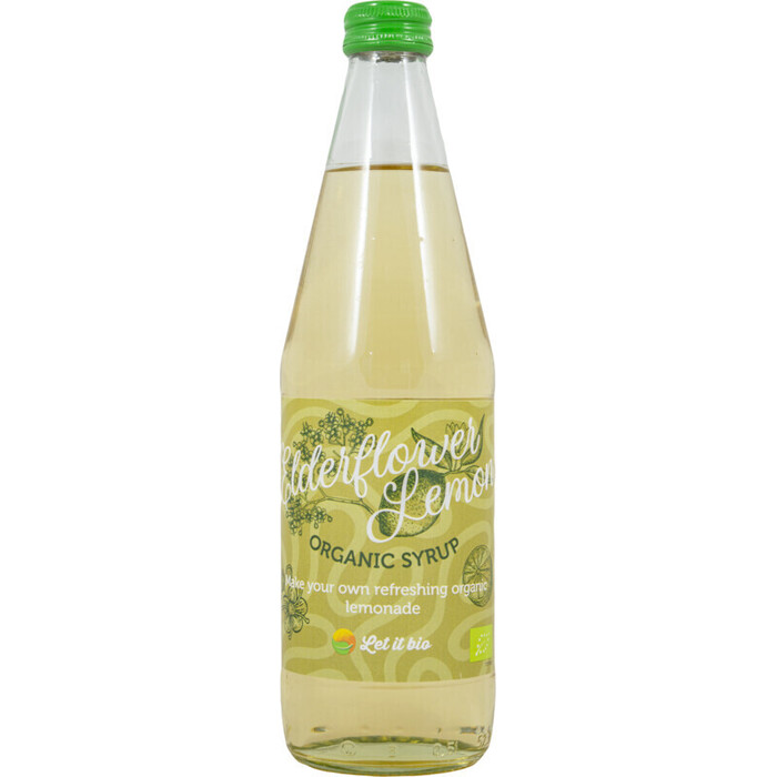 Let it Bio Vlierbloesem citroen siroop (0.5L)
