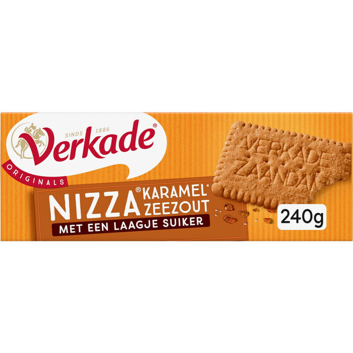 Verkade Nizza karamel zeezout (240g)