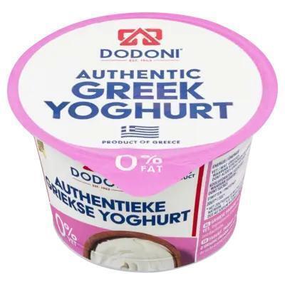 Dodoni Authentieke Griekse Yoghurt 0% Vet 170 g (170g)