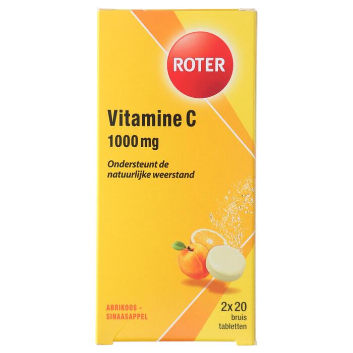 Roter Vitamine C 1000 mg Bruistabletten 2 x 20 Stuks (20 st.)