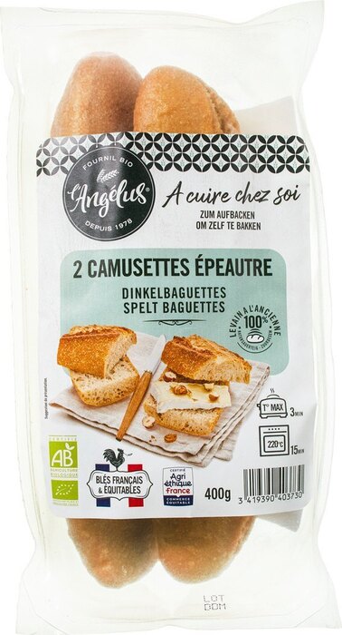 Pain de camusettes spelt (2 st.)