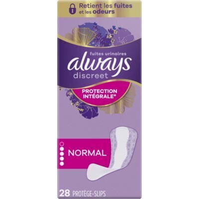 Always Discreet Normal Inlegkruisjes, Voor Urineverlies x28