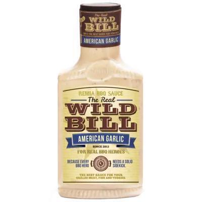 The Real Wild Bill American Garlic BBQ Saus (Fles, 45cl)