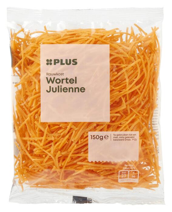 Rauwkost wortel Juilienne (Zak, 150g)