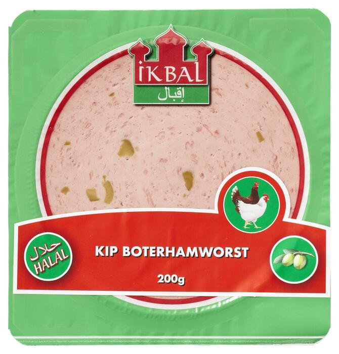 Ikbal zeytinli tavuk Dilim Salam/Kipboterhamworst met olijven 200g (200g)