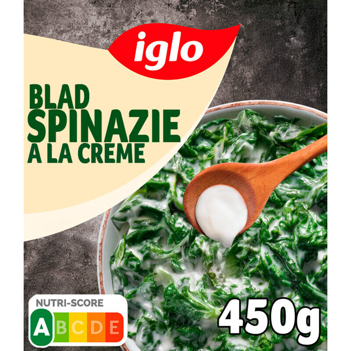 Iglo Bladspinazie à la crème 450 g (450g)