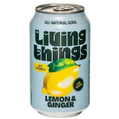 Living Things Lemon & ginger (33cl)