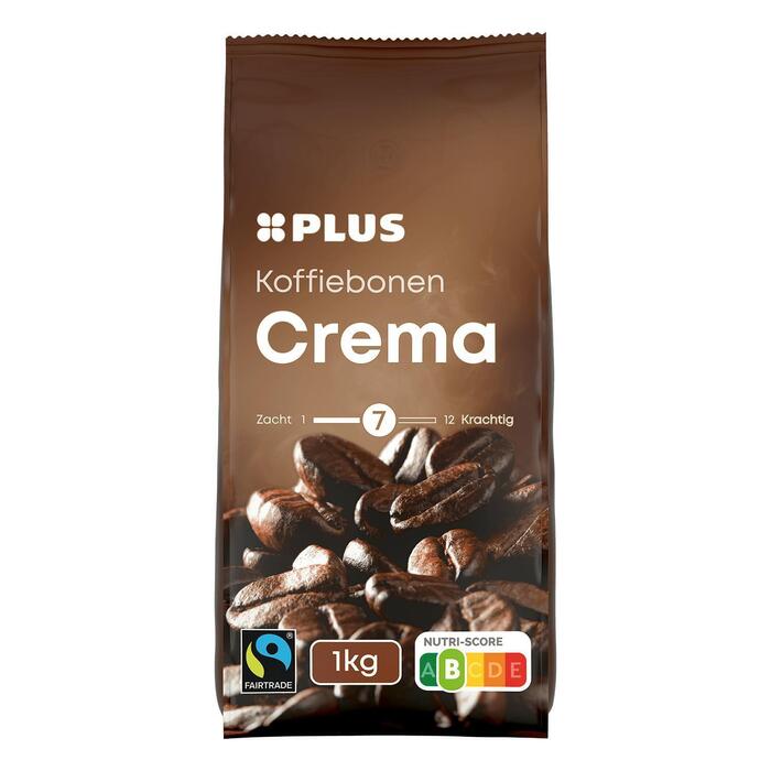 Koffiebonen Crema Fairtrade (Zak, 1kg)