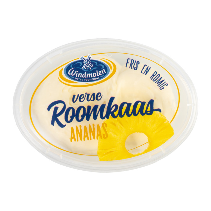 Verse roomkaas met ananas (100g)