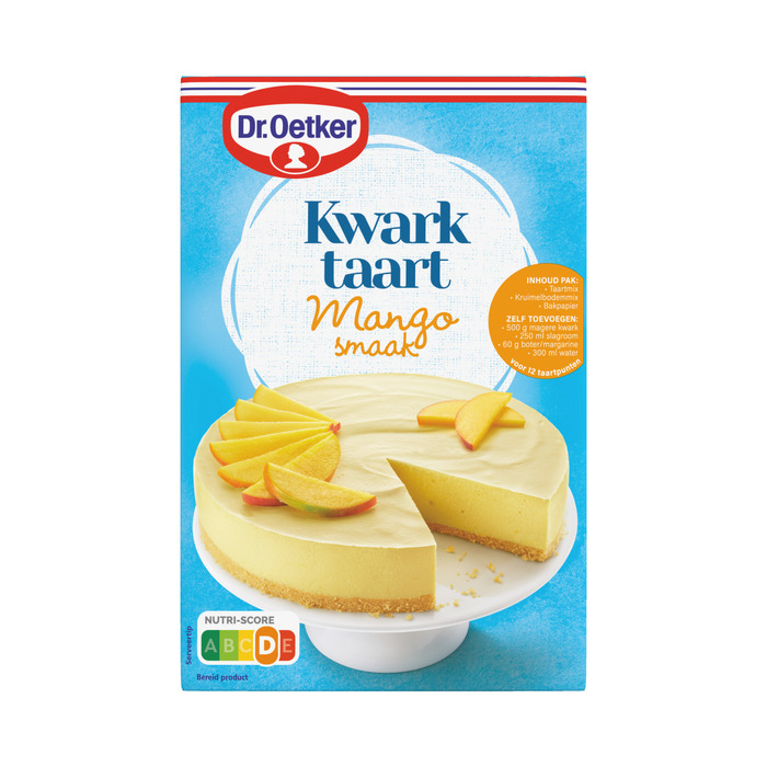Dr. Oetker Kwarktaart met Mangosmaak taartmix 440 g (440g)