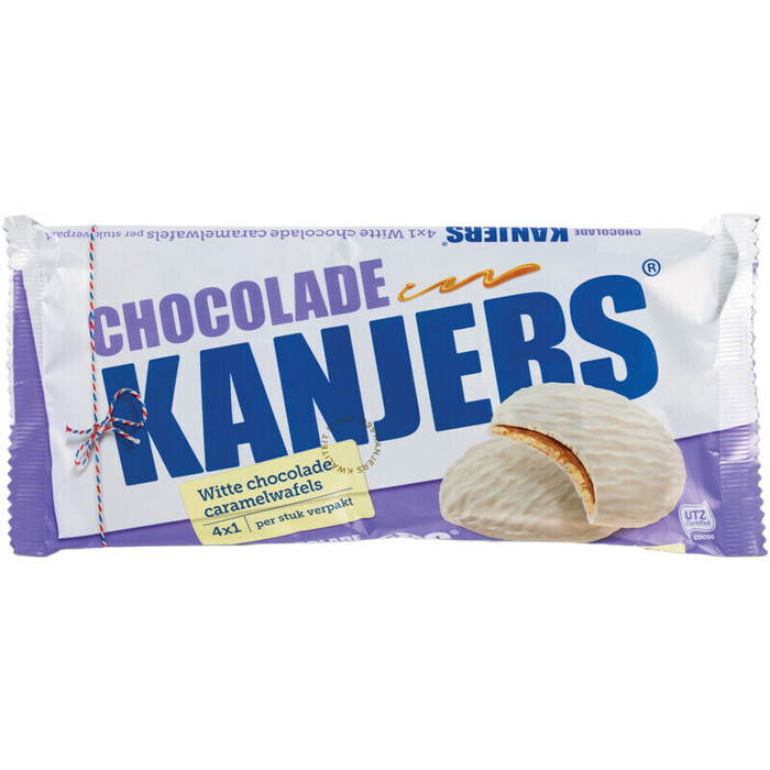 Witte Chocolade Caramelwafels (180g)