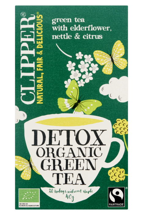 Clipper Groene detox bio (20 × 2g)