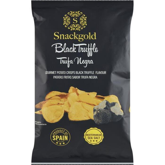 Snackgold Gourmet Potato Crisps Black Truffle Flavour 125 g (125g)