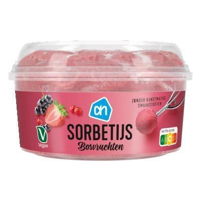 Bosvruchten sorbetijs (0.5L)