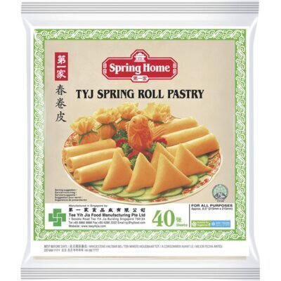 Spring Home TYJ Spring Roll Pastry 40 Blad 500 g (Zak, 550g)