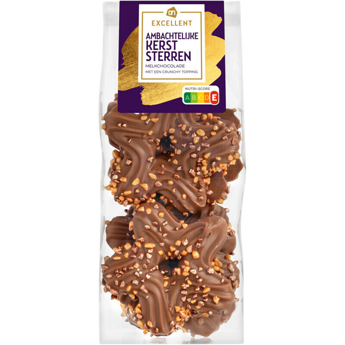 AH Excellent Ambachtelijke kerststerren melk (150g)
