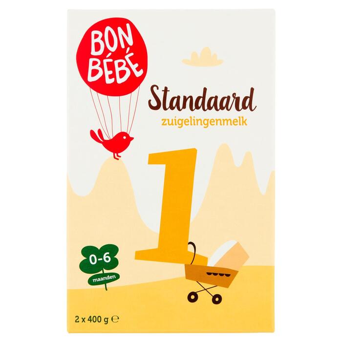 Standaard 1 0-6 maanden 2st. (Doos, 800g)