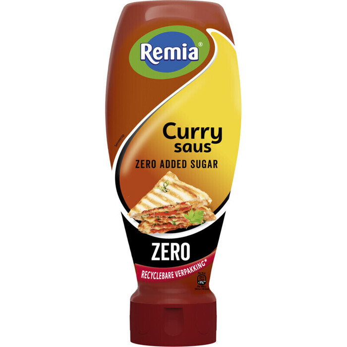 Remia Curry saus zero added sugar (0.5L)