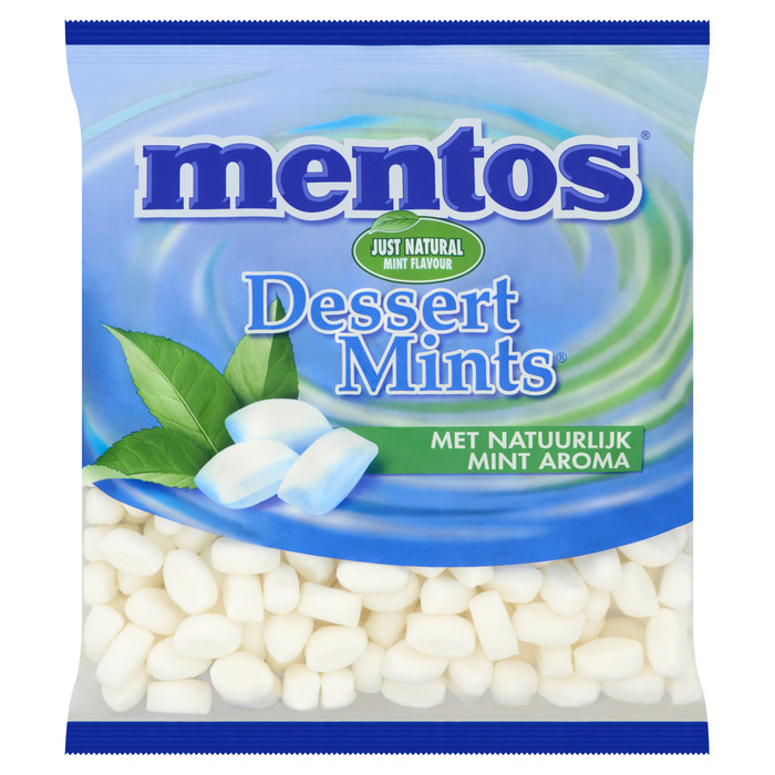 MENTOS Dessertmints Zacht Suikerwerk 1250 GR Zak (1.25kg)