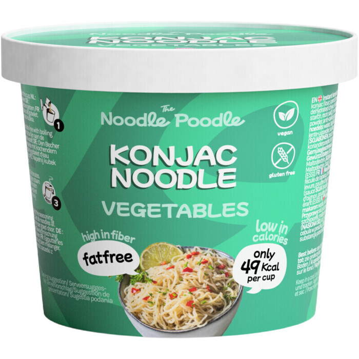 The noodle poodle Konjac noodle vegetables (150g)
