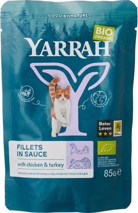 Kattenvoer kalkoen in saus (85g)