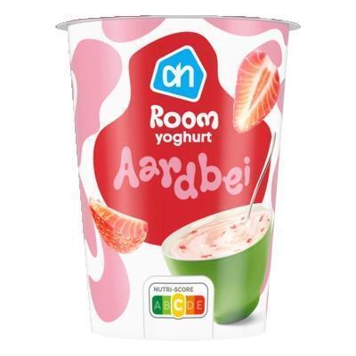 AH Roomyoghurt aardbei (500g)