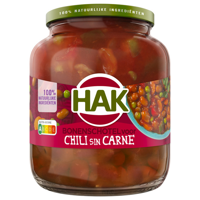 Bonenschotel voor Chili con Carne (pot, 700g)