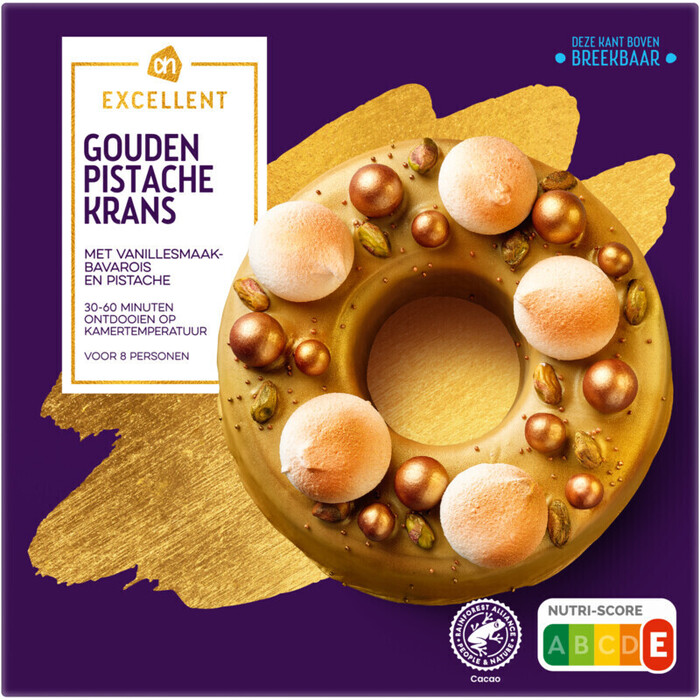 AH Excellent Gouden pistache krans (650g)