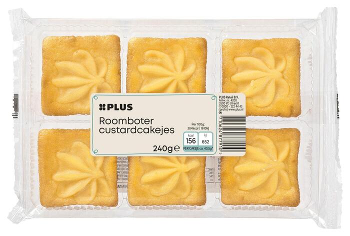 Custardcakejes roomboter (240g)