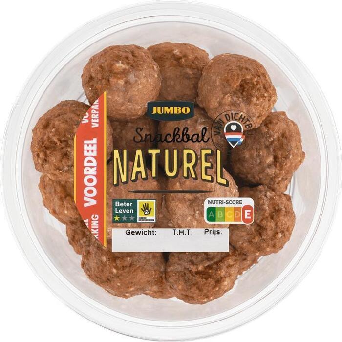 Jumbo Snackbal Naturel Voordeelverpakking 250g (250g)